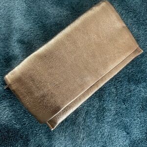 Latico Leathers Eloise Wallet Clutch in Rose Gold